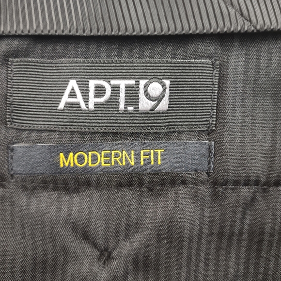 APT. 9 NWT Dress Pants Big Tall Modern Fit Straight Leg 32" Inseam Black $70 - Picture 10 of 10